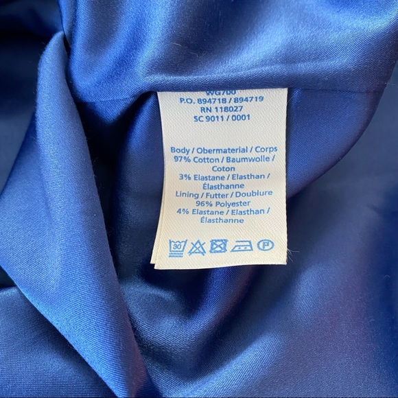 Boden Blue and White Pencil Skirt - Picture 7 of 8